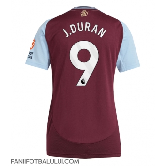 Aston Villa Jhon Duran #9 Tricou Fotbal Replică 2024-25 Femei Acasa